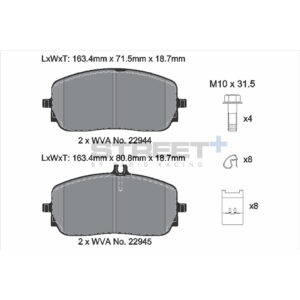 Pastiglie Freni Pagid Racing Street Plus + SP Stradali Sportive / Trackday - T8212SP2001