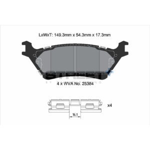 Pastiglie Freni Pagid Racing Street Plus + SP Stradali Sportive / Trackday - T8220SP2001