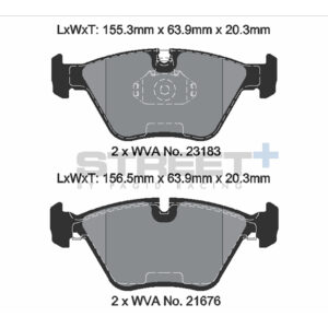 Pastiglie Freni Pagid Racing Street Plus + SP Stradali Sportive / Trackday - T8221SP2001