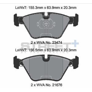 Pastiglie Freni Pagid Racing Street Plus + SP Stradali Sportive / Trackday - T8222SP2001