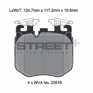 Pastiglie Freni Pagid Racing Street Plus + SP Stradali Sportive / Trackday - T8226SP2001