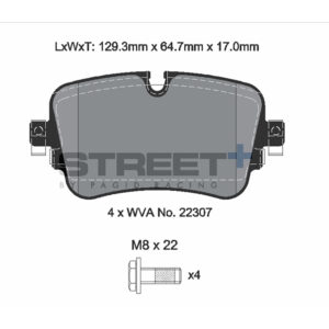 Pastiglie Freni Pagid Racing Street Plus + SP Stradali Sportive / Trackday - T8227SP2001