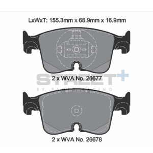 Pastiglie Freni Pagid Racing Street Plus + SP Stradali Sportive / Trackday - T8231SP2001