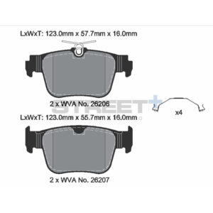 Pastiglie Freni Pagid Racing Street Plus + SP Stradali Sportive / Trackday - T8232SP2001