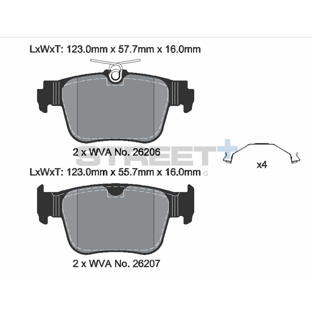 Pastiglie Freni Pagid Racing Street Plus + SP Stradali Sportive / Trackday - T8232SP2001