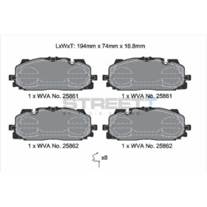 Pastiglie Freni Pagid Racing Street Plus + SP Stradali Sportive / Trackday - T8233SP2001