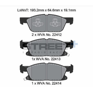 Pastiglie Freni Pagid Racing Street Plus + SP Stradali Sportive / Trackday - T8236SP2001