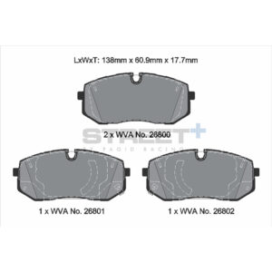 Pastiglie Freni Pagid Racing Street Plus + SP Stradali Sportive / Trackday - T8238SP2001