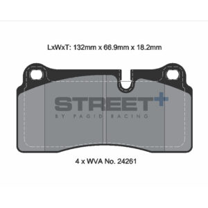 Pastiglie Freni Pagid Racing Street Plus + SP Stradali Sportive / Trackday - T8253SP2001