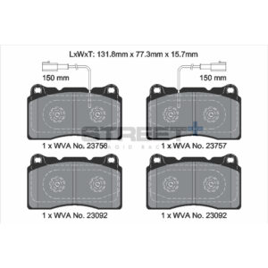 Pastiglie Freni Pagid Racing Street Plus + SP Stradali Sportive / Trackday - T8254SP2001