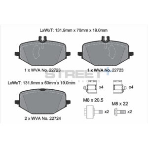 Pastiglie Freni Pagid Racing Street Plus + SP Stradali Sportive / Trackday - T8263SP2001
