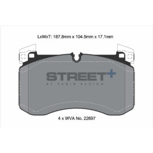 Pastiglie Freni Pagid Racing Street Plus + SP Stradali Sportive / Trackday - T8264SP2001