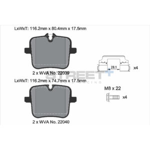 Pastiglie Freni Pagid Racing Street Plus + SP Stradali Sportive / Trackday - T8268SP2001