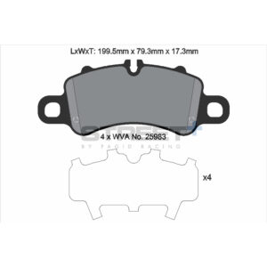 Pastiglie Freni Pagid Racing Street Plus + SP Stradali Sportive / Trackday - T8273SP2001