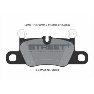 Pastiglie Freni Pagid Racing Street Plus + SP Stradali Sportive / Trackday - T8275SP2001