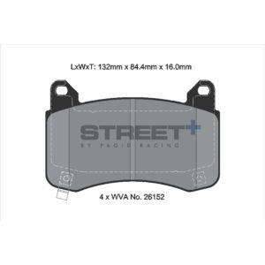 Pastiglie Freni Pagid Racing Street Plus + SP Stradali Sportive / Trackday - T8280SP2001