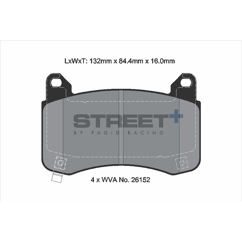 Pastiglie Freni Pagid Racing Street Plus + SP Stradali Sportive / Trackday - T8280SP2001