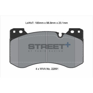 Pastiglie Freni Pagid Racing Street Plus + SP Stradali Sportive / Trackday - T8282SP2001