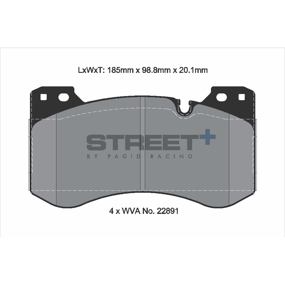 Pastiglie Freni Pagid Racing Street Plus + SP Stradali Sportive / Trackday - T8282SP2001