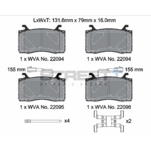 Pastiglie Freni Pagid Racing Street Plus + SP Stradali Sportive / Trackday - T8284SP2001