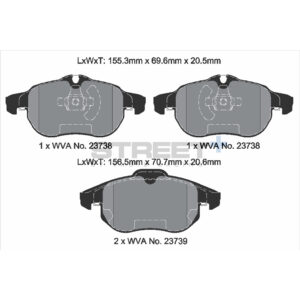 Pastiglie Freni Pagid Racing Street Plus + SP Stradali Sportive / Trackday - T8294SP2001