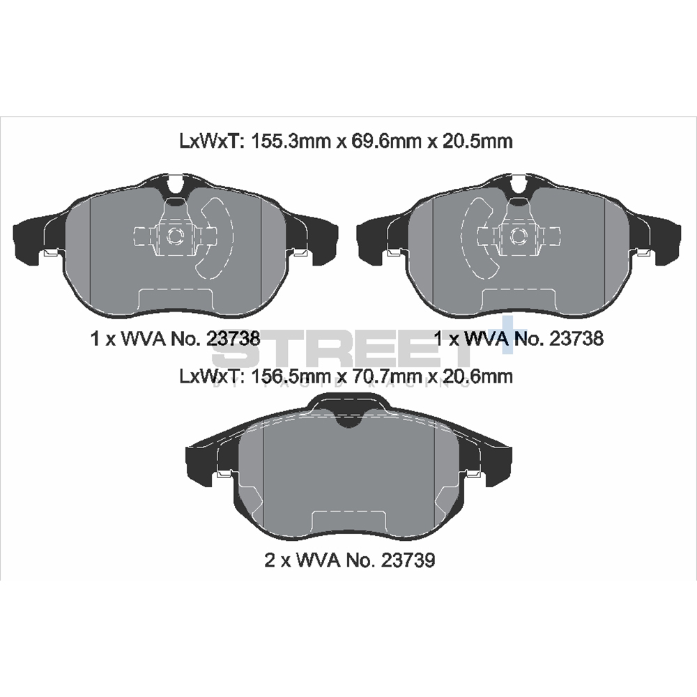 Pastiglie Freni Pagid Racing Street Plus + SP Stradali Sportive / Trackday - T8294SP2001