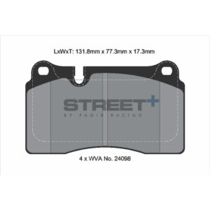 Pastiglie Freni Pagid Racing Street Plus + SP Stradali Sportive / Trackday - T8299SP2001