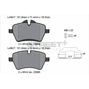 Pastiglie Freni Pagid Racing Street Plus + SP Stradali Sportive / Trackday - T8303SP2001