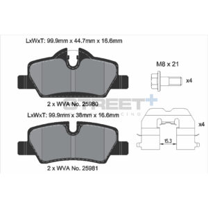Pastiglie Freni Pagid Racing Street Plus + SP Stradali Sportive / Trackday - T8305SP2001