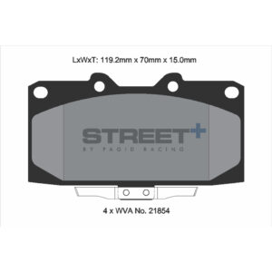 Pastiglie Freni Pagid Racing Street Plus + SP Stradali Sportive / Trackday - T8308SP2001