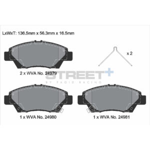 Pastiglie Freni Pagid Racing Street Plus + SP Stradali Sportive / Trackday - T8310SP2001