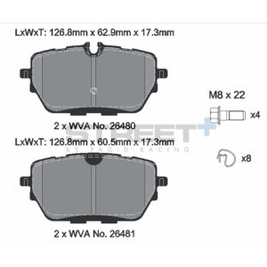 Pastiglie Freni Pagid Racing Street Plus + SP Stradali Sportive / Trackday - T8311SP2001