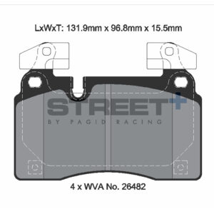 Pastiglie Freni Pagid Racing Street Plus + SP Stradali Sportive / Trackday - T8312SP2001