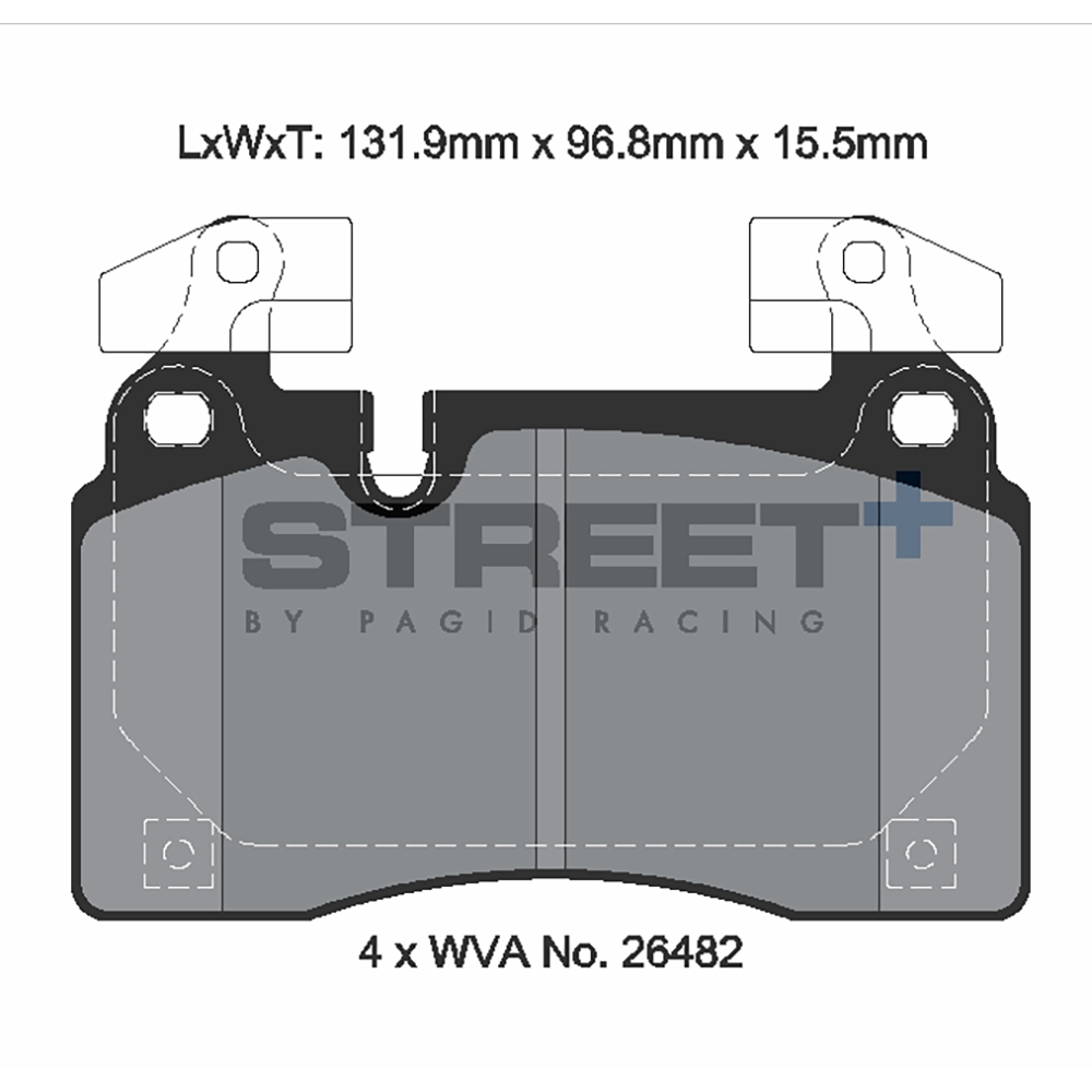 Pastiglie Freni Pagid Racing Street Plus + SP Stradali Sportive / Trackday - T8312SP2001