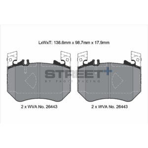 Pastiglie Freni Pagid Racing Street Plus + SP Stradali Sportive / Trackday - T8313SP2001