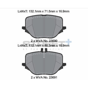 Pastiglie Freni Pagid Racing Street Plus + SP Stradali Sportive / Trackday - T8314SP2001