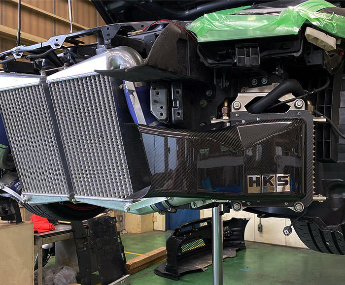 Kit radiatore olio cambio Nissan R35 GTR 2017+ HKS Transmission Oil Cooler Kit - immagine 4