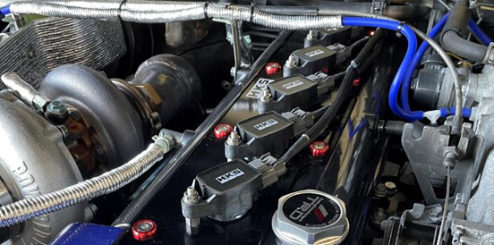 Kit Bobine Toyota Supra Mk4 2JZ - HKS Fire Racing Pro Ignition Coils Kit - immagine 3