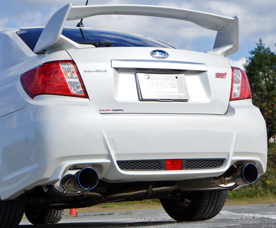 Scarico Sportivo Subaru Impreza WRX STI 2011-2014 (GV) HKS Super Turbo Muffler Catback - immagine 4