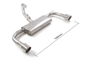 Scarico posteriore Sportivo Ford Focus Mk4 1.0 Ecoboost / Hybrid - NO Multilink 2018>>