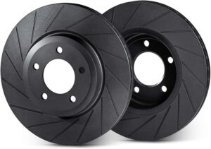 Coppia dischi freno Baffati anteriori 350x32 mm Mercedes ML per impianti Maggiorati Modifica Pinze Brembo VW Audi Seat Skoda - Rotinger T6