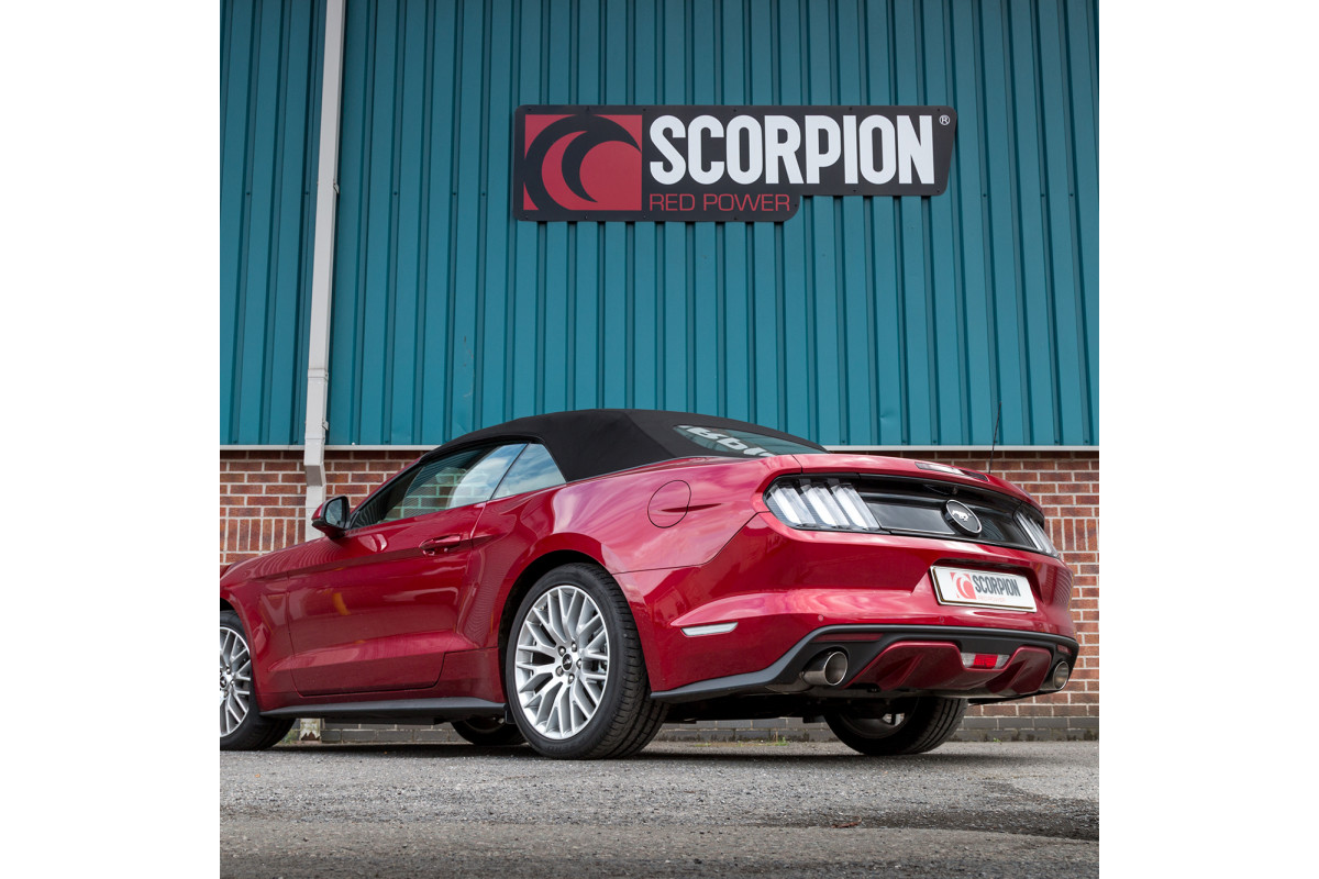 Scarico Sportivo / Catback Ford Mustang 2.3l Ecoboost PFL Non-GPF Model 2015 - 2018 - Scorpion Non Resonated - immagine 4