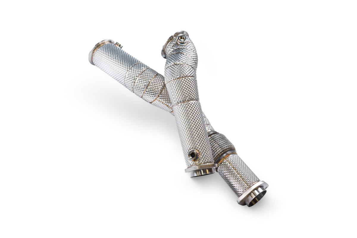 Downpipe Scat BMW M3 G80 G81 / M4 G82 G83 / M2 G87 / X3M / X4M - S58 Scorpion decat Downpipes - immagine 2