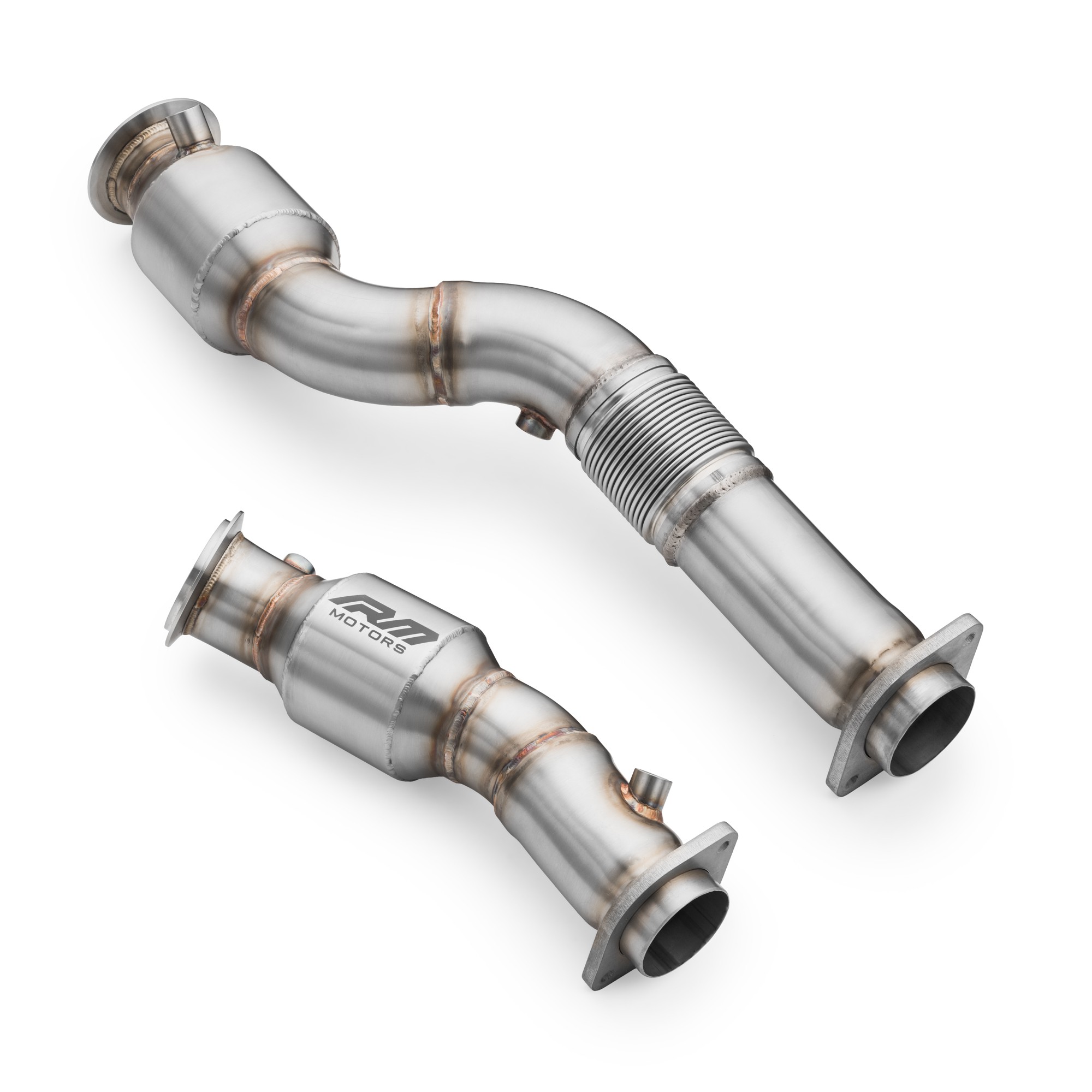Downpipe con catalizzatori 200 celle / Cpsi HJS Euro 6 - BMW M3 G80 G81 / M4 G82 G83 / M2 G87 / X3M / X4M - S58 - immagine 2