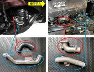 Kit Tubi intercooler maggiorati Toyota Yaris GR MK1 Inlet / Outlet Intercooler Piping Kit - HKS