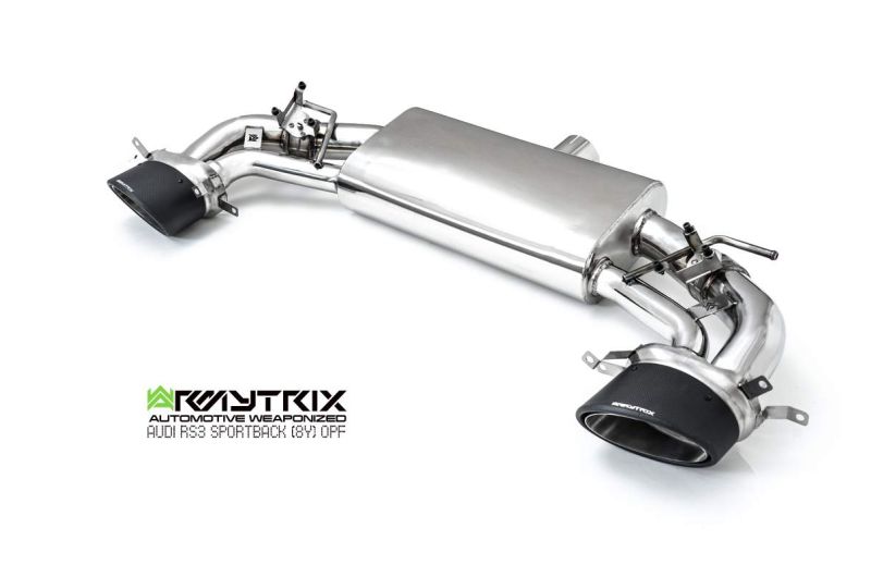 Terminali in carbonio Audi RS3 8Y Armytrix Carbon Fiber Oval Tailpipes - immagine 2