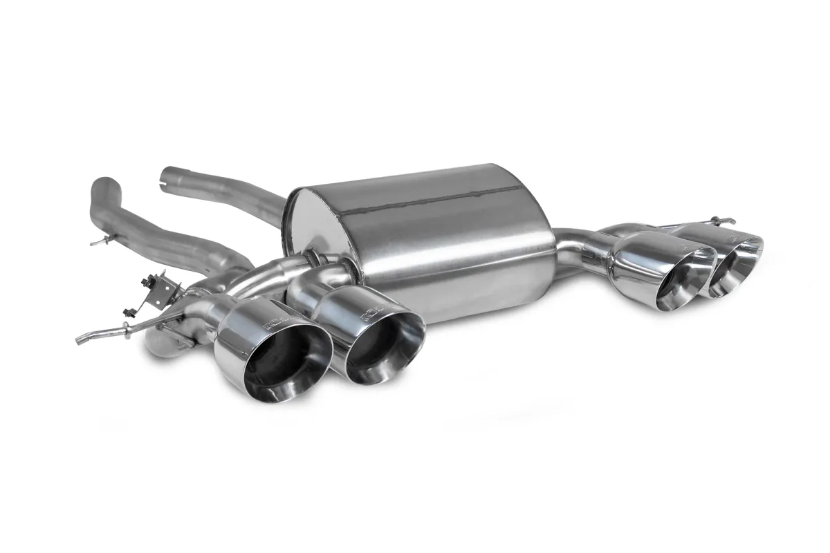 Scarico Sportivo con Valvole BMW M3 G80 G81 / M4 G82 G83 - Terminali acciao lucidato - Scorpion Exhaust GPF Back