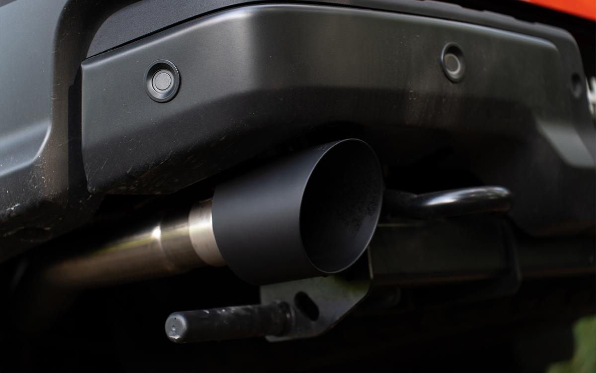 Scarico Sportivo con valvole Ford Ranger Raptor 3.0 V6 dal 2023 Terminali neri opaco - Cerakote Black Tips - Milltek Catback Valved - immagine 3