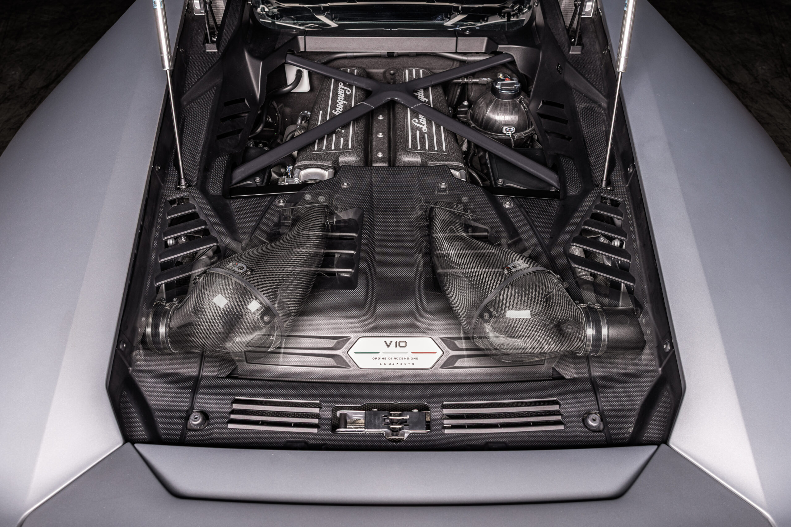 Aspirazione Diretta in Carbonio Eventuri Carbon Fiber Intake System LP610-2 / LP640-2 / LP640-4 Lamborghini Huracan EVO & STO - immagine 3