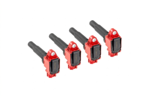 Kit 4 Bobine alte prestazioni Rosse Suzuki Swift Sport ZC33S K14 - Alpha Competition Ignition Coils